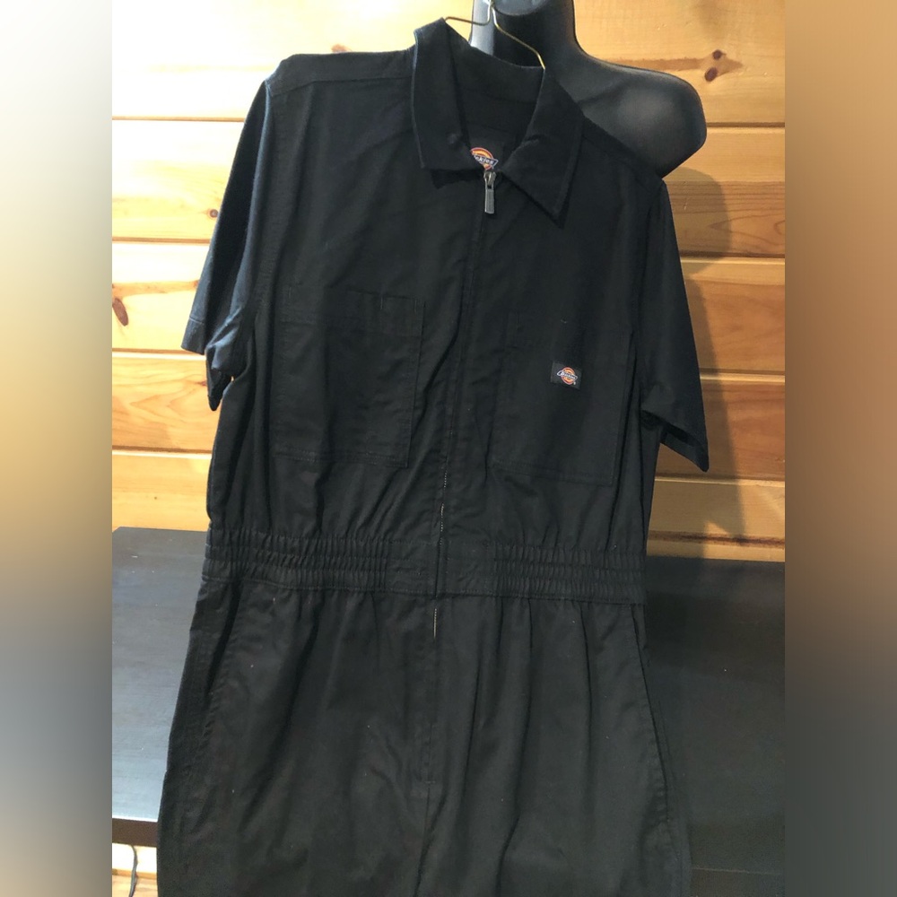 Dickies Womens Black Short Sleeve Workwear - Picture 2 of 5